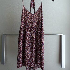 Flower Racerback Babydoll Dress
